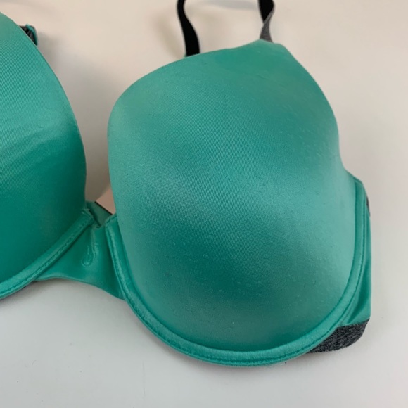 Victoria’s Secret 32D Uplift Semi Demi Green Gray - Picture 4 of 8